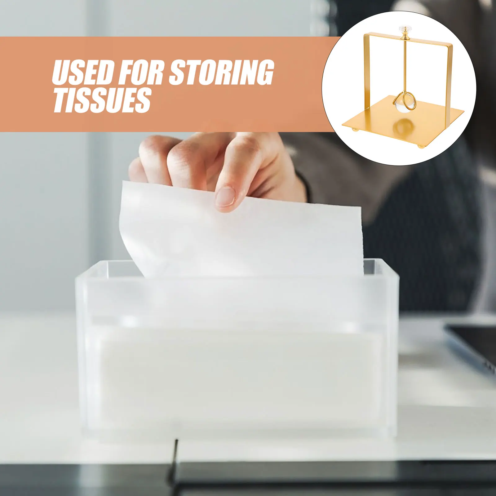 

Napkin Holder Metal Paper Tissue Dispenser Tabletop Organizer for Kitchen Dining Room Restaurant Cafe Party