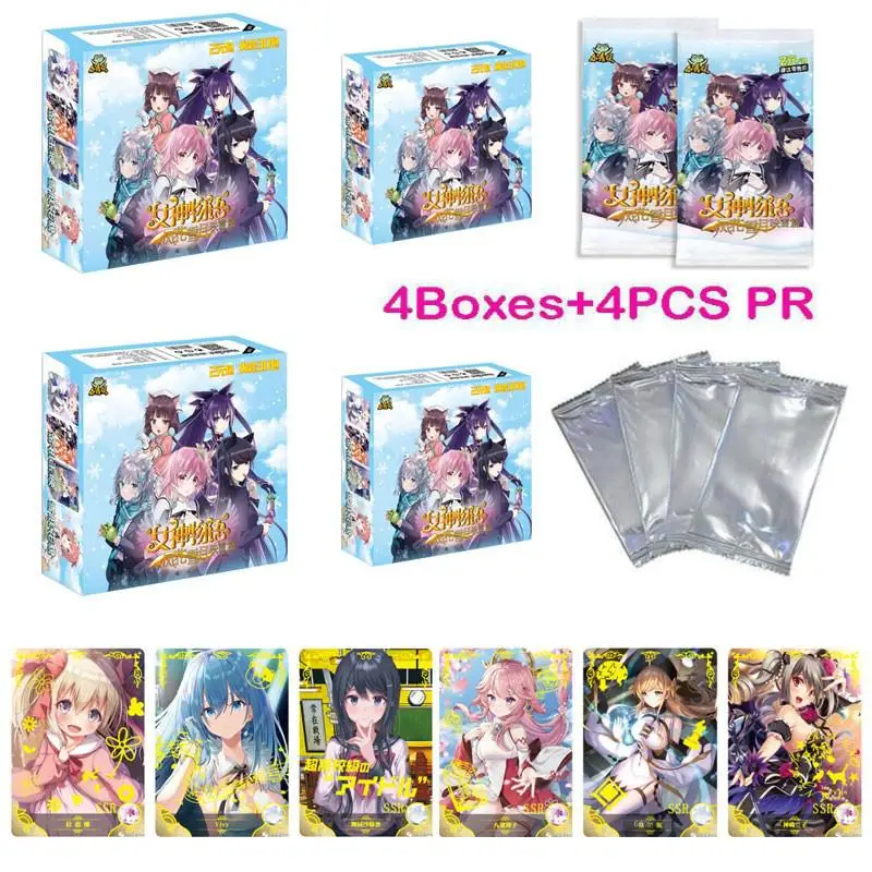 

4Boxes Wholesale Price Goddess Story 2m05 Collection Card Waifu CCG ACG TCG Bikini Booster Box Doujin Toys And Hobby Gift