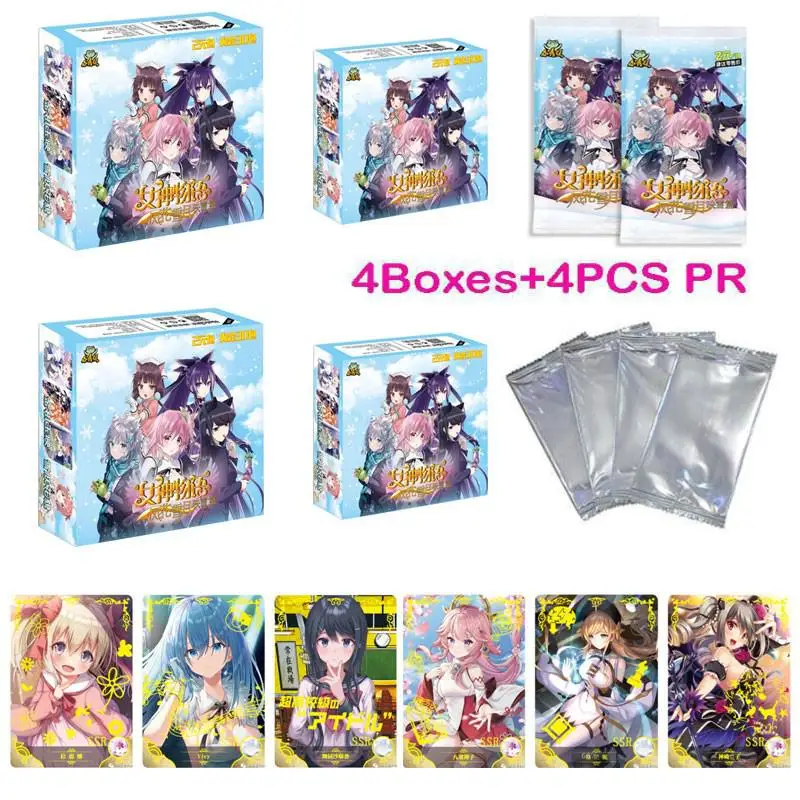 4Boxes Wholesale Price Goddess Story 2m05 Collection Card Waifu CCG ACG TCG Bikini Booster Box Doujin Toys And Hobby Gift