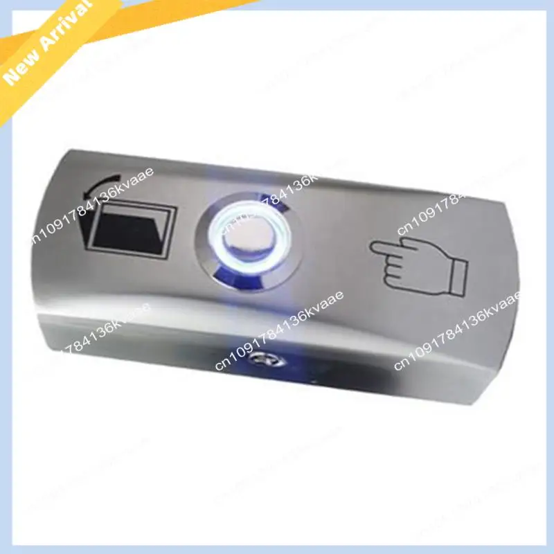 M01K 아연 합금 LED 백라이트 도어 출구 릴리스 푸시 버튼 액세스 제어 시스템 용 게이트 도어 출구 버튼