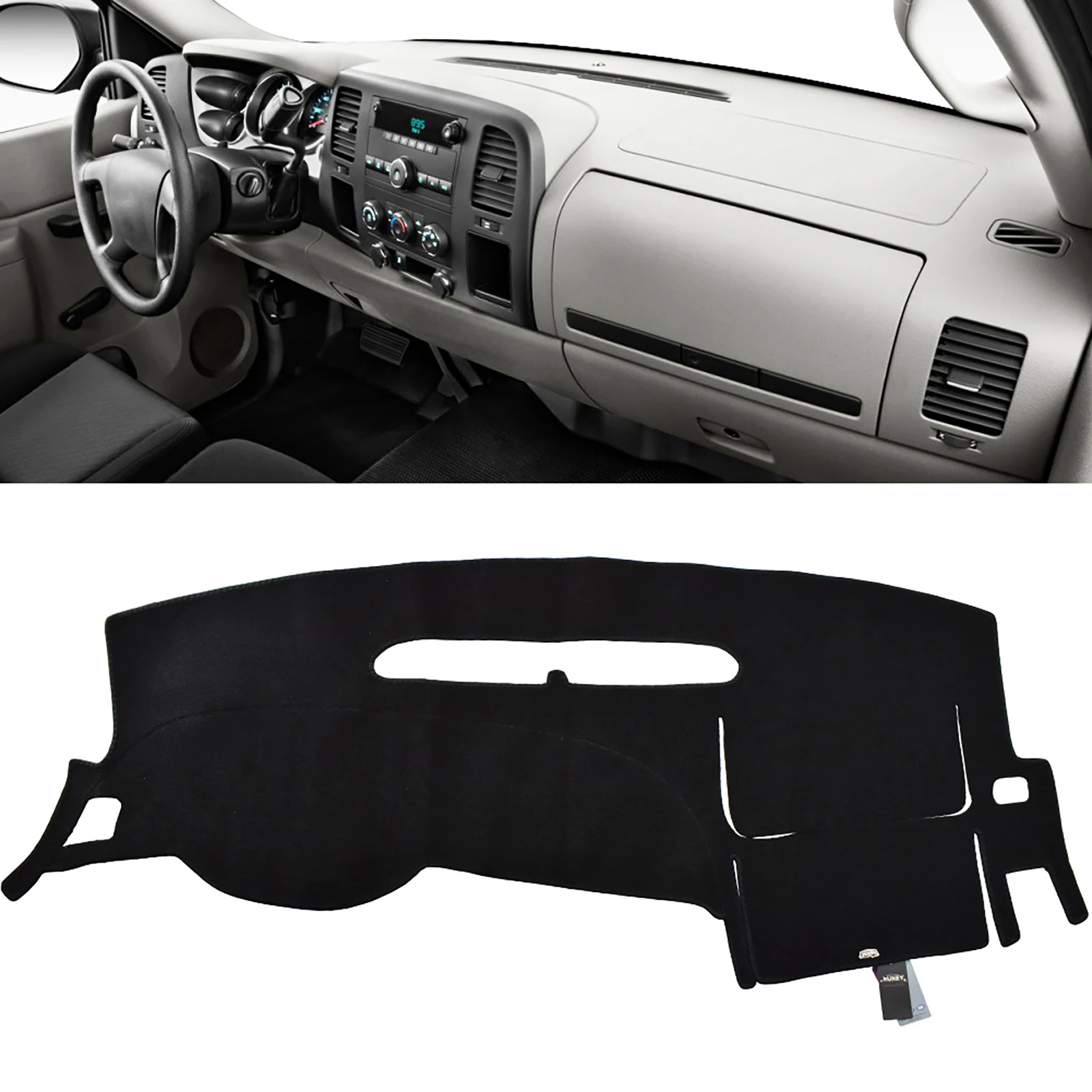 For Chevrolet Silverado 1500 LT HD WT 4x4 2007 - 2013 Dashboard Cover Dashmat Dash Mat Pad Sun Shade Dash Board Cover Carpet