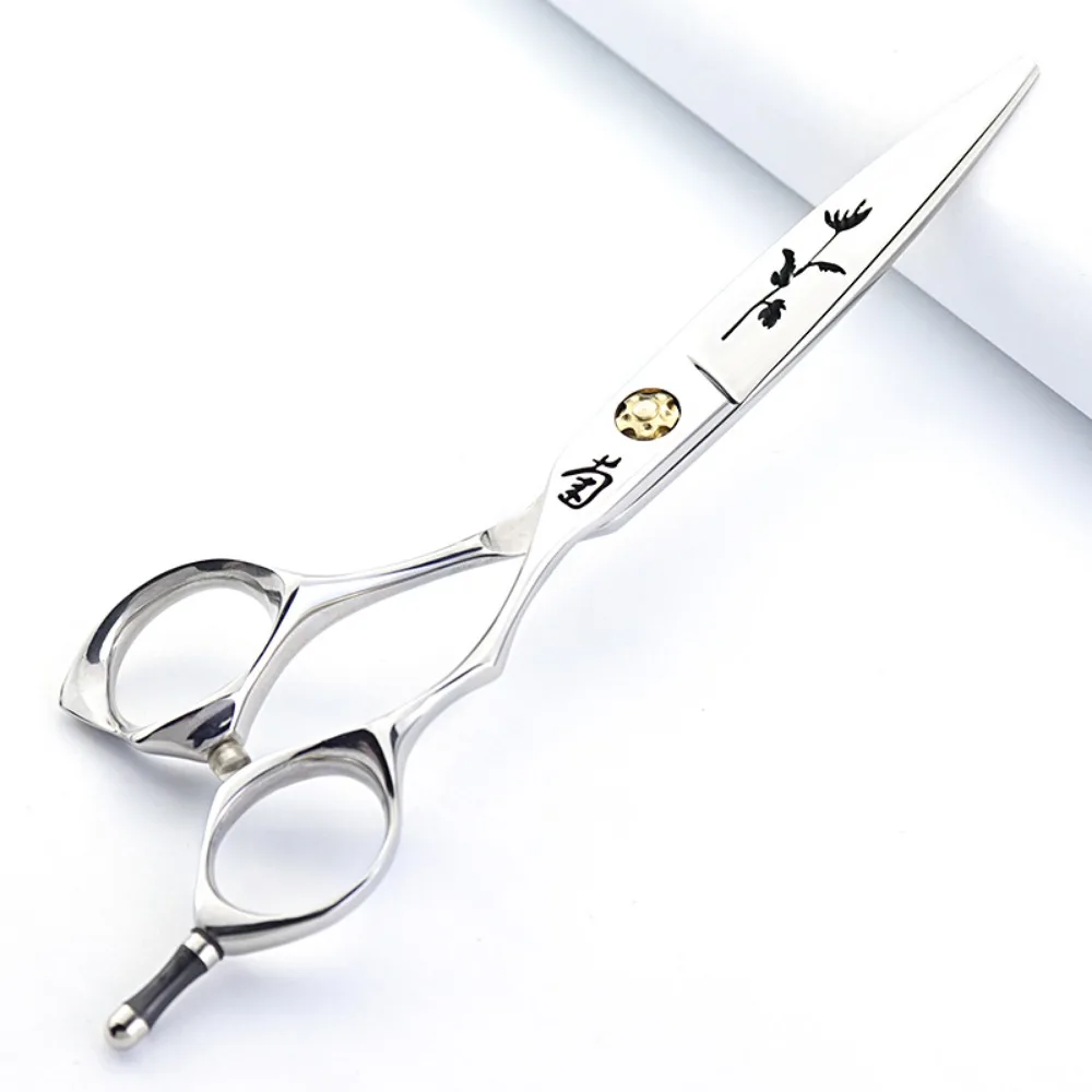 Hairdressing Scissors 6 Inch Genuine Hairdresser Clippers Flat Cut Barber Shears Thinning Tooth Clippers Hair Cutting Tools