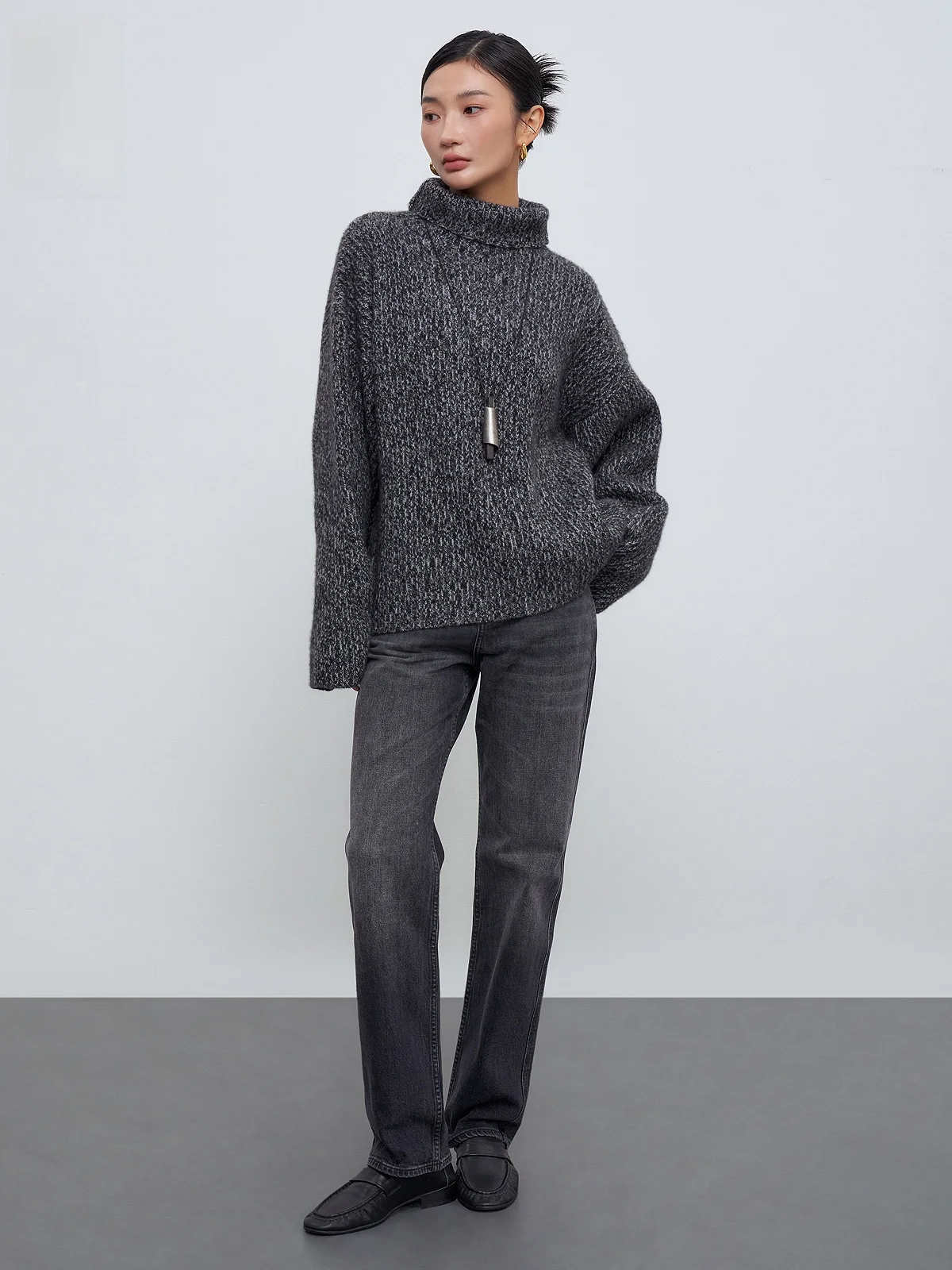 

High Quali Deep ey Straight Leg Non-Stretch Denim Jeans Slim Fit Women's Premium Cotton Stretch Denim Trousers