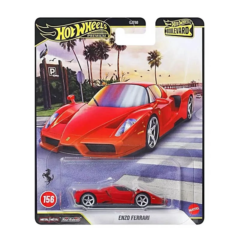In Stock Hot Wheels Premium Car Culture Boulevard Benz Aston Martin Super Nova Enzo 1:64 Metal Collectable Car Model Fans Toy