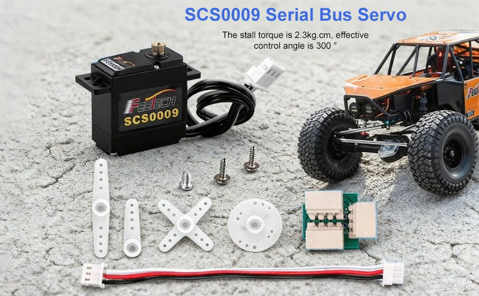 12PCS Feetech 2.3Kg SCS0009 Seriale Micro Servo Singolo Albero Servo TTL Livello Feedback Mini Servo per Braccio Robot e Pollice Dito