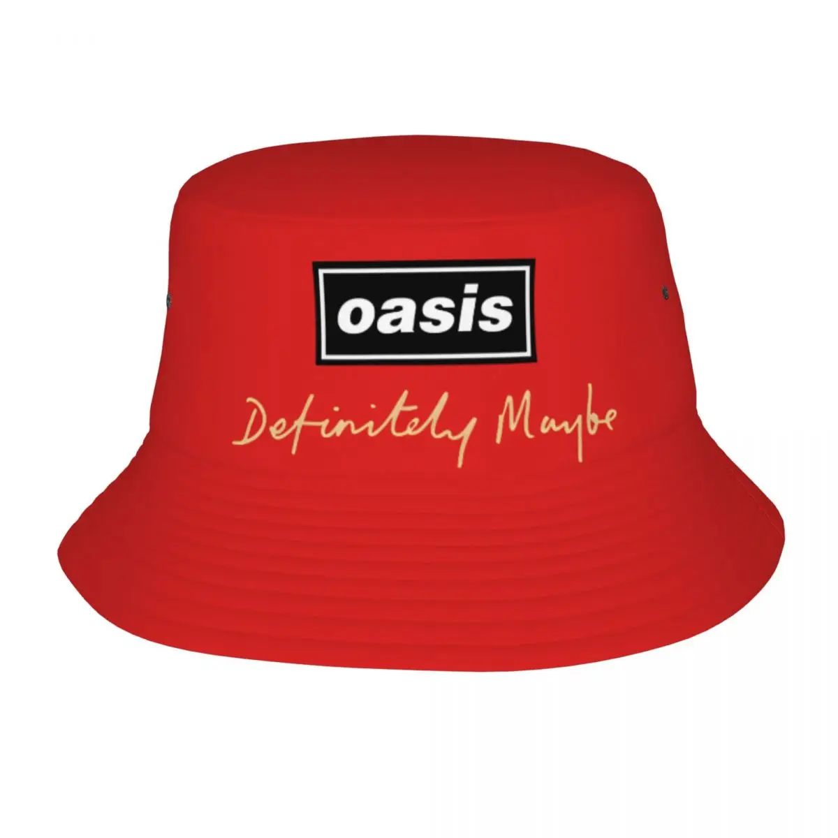 Girl Bucket Hat British Music Definitely Maybe Travel Headwear Lightweight Hiking Fishing Hats O-Oasis Ispoti Cap Dropshipping