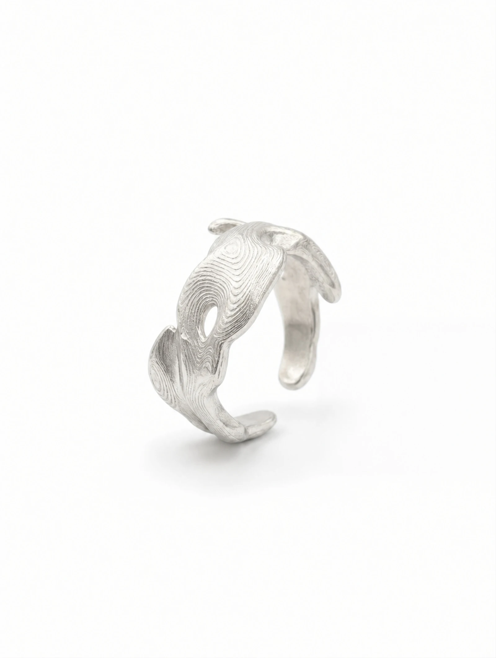 silver-metal-texture-gradient-open-ring-2000rsk-26ss-silver-sword-layer-minimalist-style-fashion-jewelry-accessory