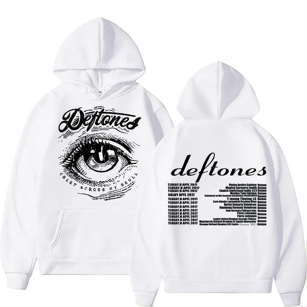 سويت شيرت رجالي من Deftones مطبوع عليه فرقة الروك للخريف والشتاء مريح وناعم عالي الجودة كاجوال دافئ بأكمام طويلة #1