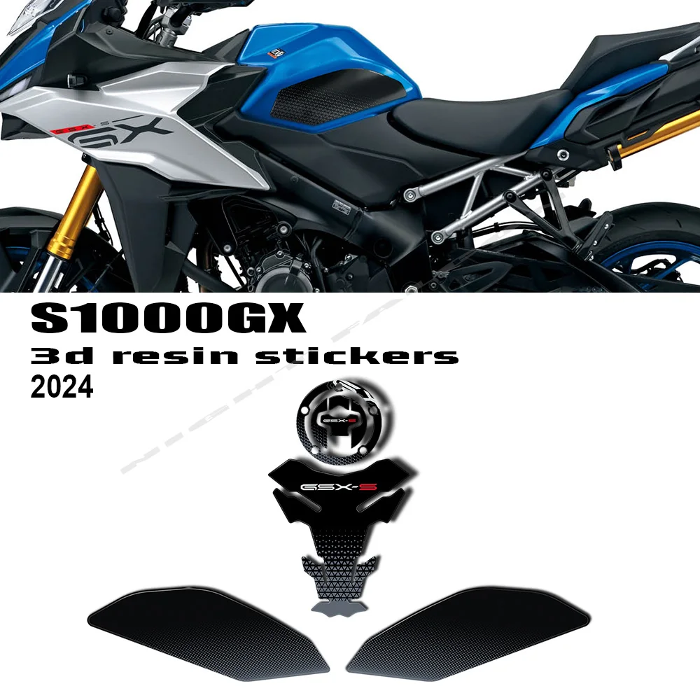 For GSX-S 1000 GX S1000GX 2024- Motorcycle Accessories 3D Epoxy Resin Sticker Protection Complete Kit