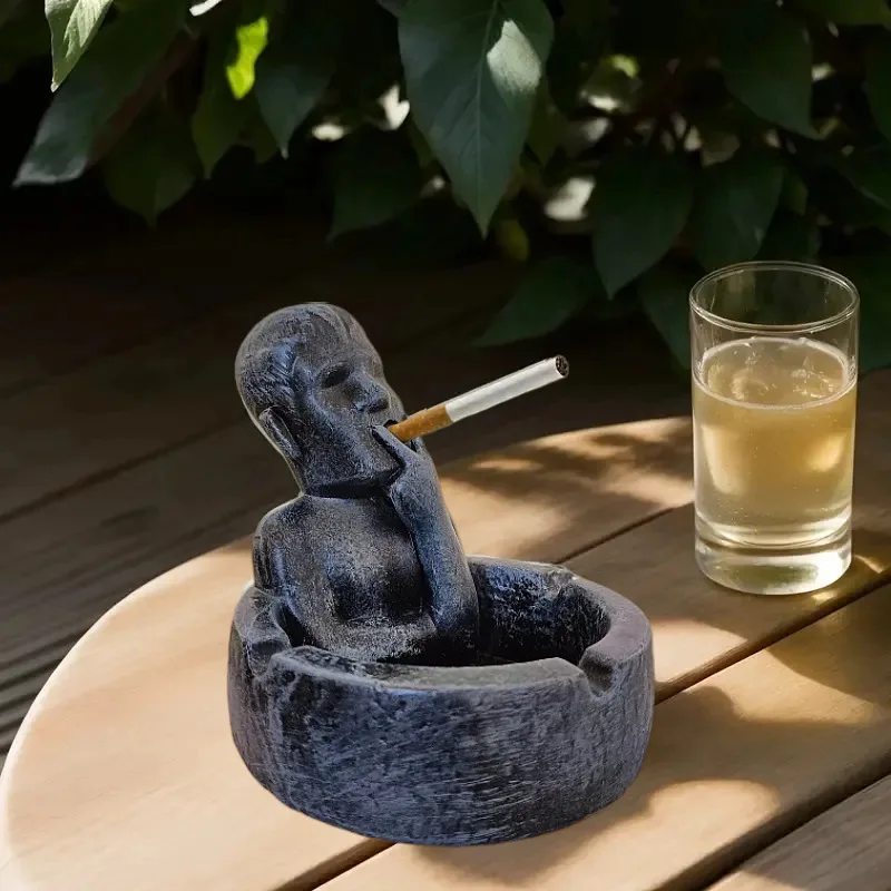 Fun,creative,humorous Stone Carving,resin Ashtray,fashionable Home Decor,personalized Office Fashion,quirky Decorationsornaments