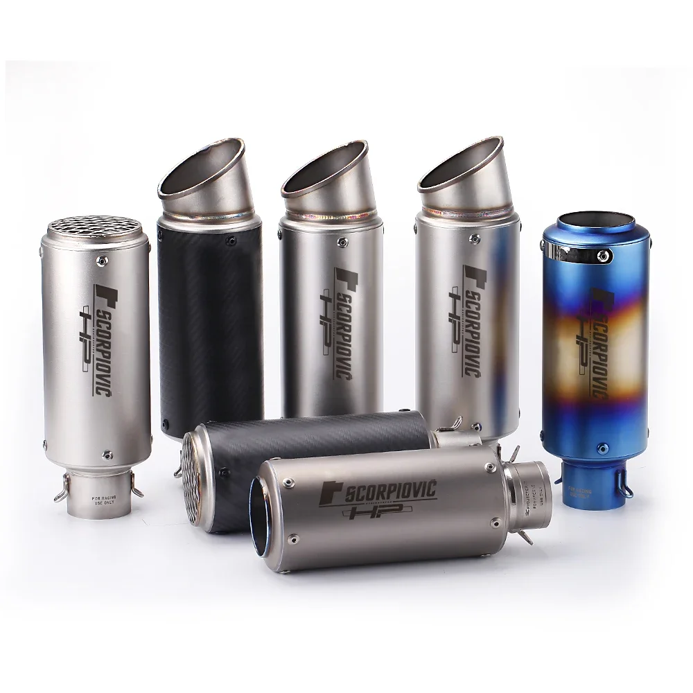 

Universal Motorcycle Exhaust Silencer, 51mm, Exhaust For Kawasaki Er6n Sv650 Crf 230 Z800 R1 Cb650f Cb1000r Cbr250r N