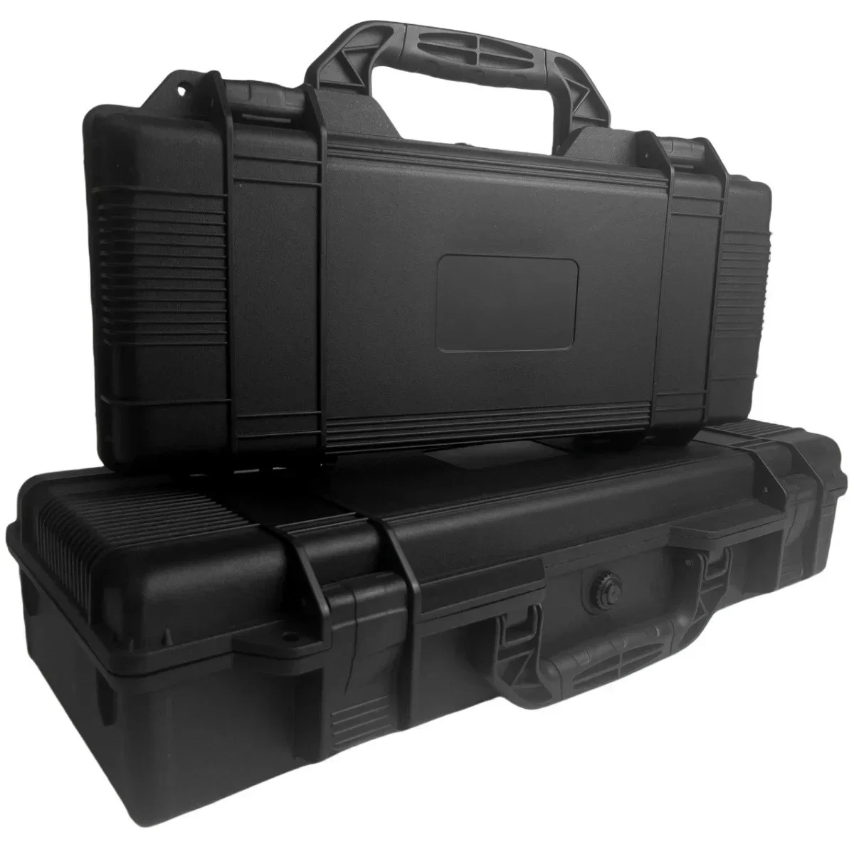 1pc Hard Shell Portable Storage Box with Foam Insert, Shockproof Tool Organizer for Outdoor and Workshop Use