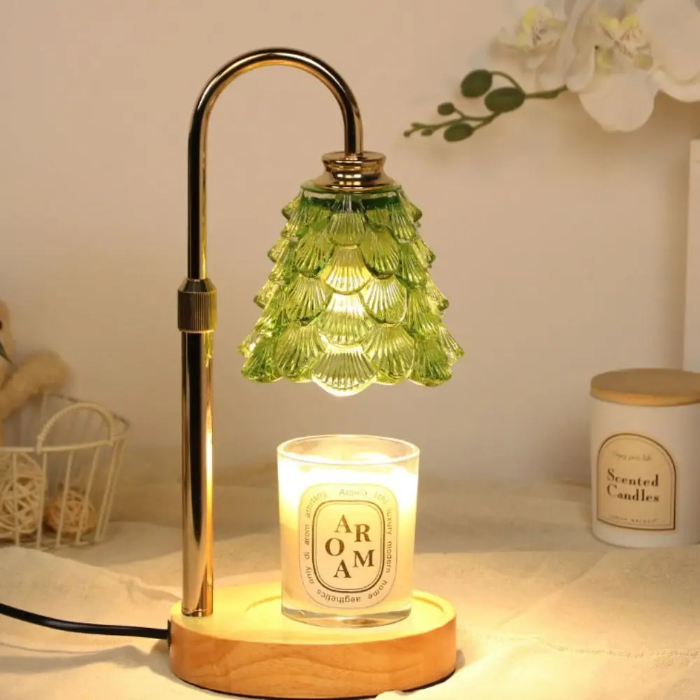 Adjustable Height Wax Melt Lamp Minimalist Luxury Creative Dimmable Fragrance Lamp Vintage Retro Candle Warmer Lamp Learning