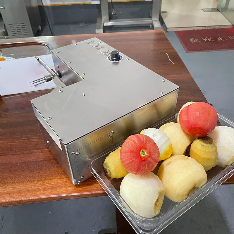 Fruit peeling machine Lemon and persimmon peeling machine CY-XP800 tomato peeling equipment Kiwi and apple processing