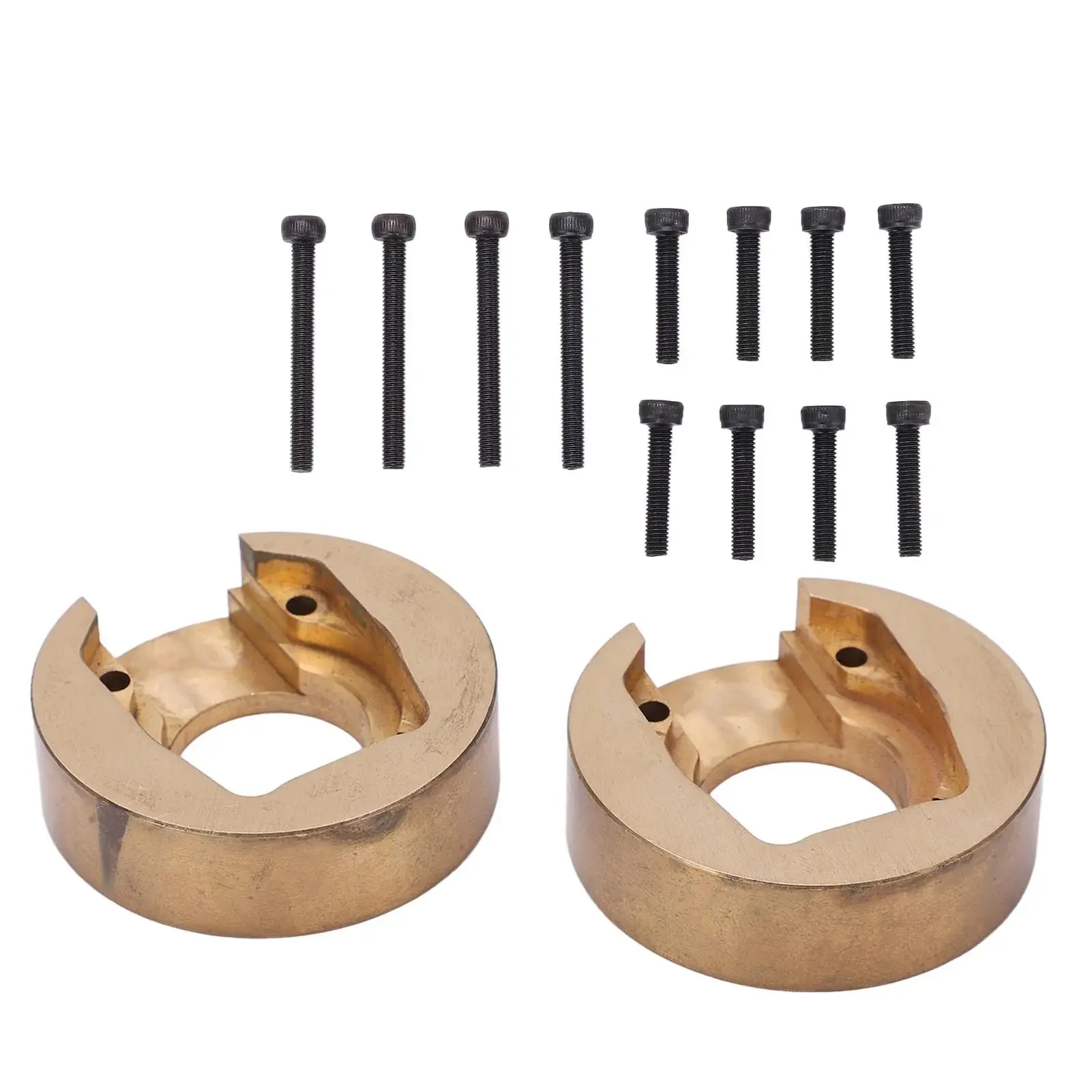 

1 Pair Brass Counterweight Wheel Rim Internal Counterweight for Absima Sherpa 1/10 Climbing Car Upgrade Parts