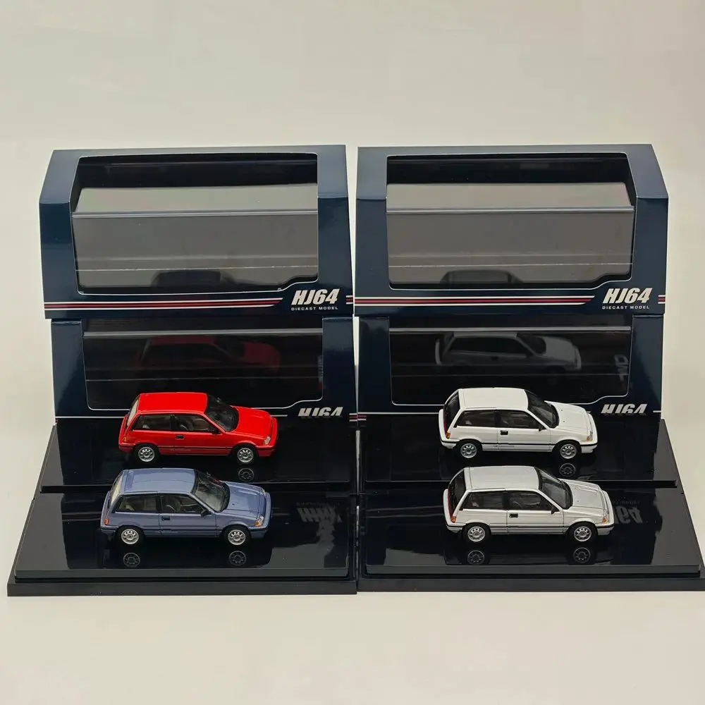 

Hobby HJ64 1/64 for CIVIC AT Late Version Diecast Model Car Miniature Limited Collection Toy Vehicle Models
