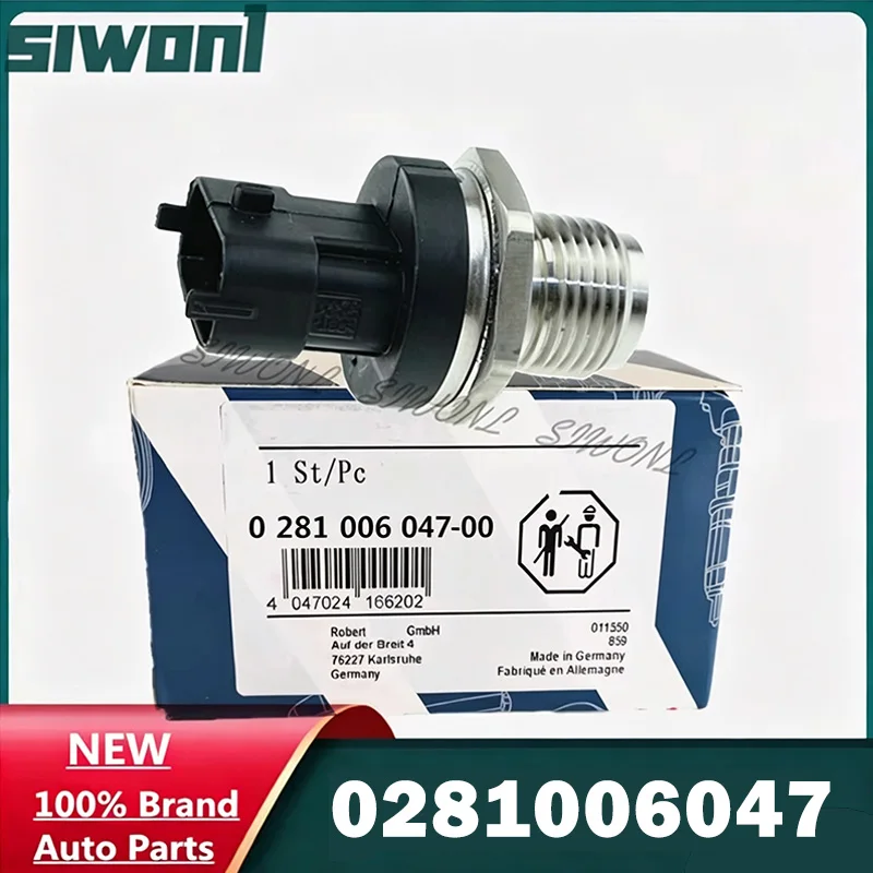 Common Rail Fuel Pressure Sensor 0281006047 1800bar M18x1.5 For Diesel Engine Truck 0281006365 0281006325