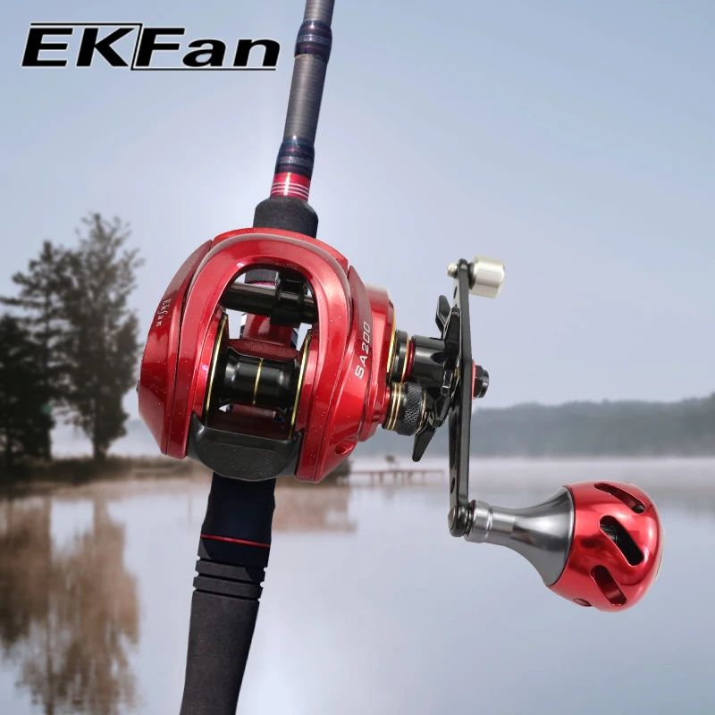 EKFan 110MM Aluminiumlegierung Baitcasting-Angelrollen-Griff für A/D/S 7*4/8*5mm Loch Links/Rechts Universalgriff DIY-Teil – Detail 8