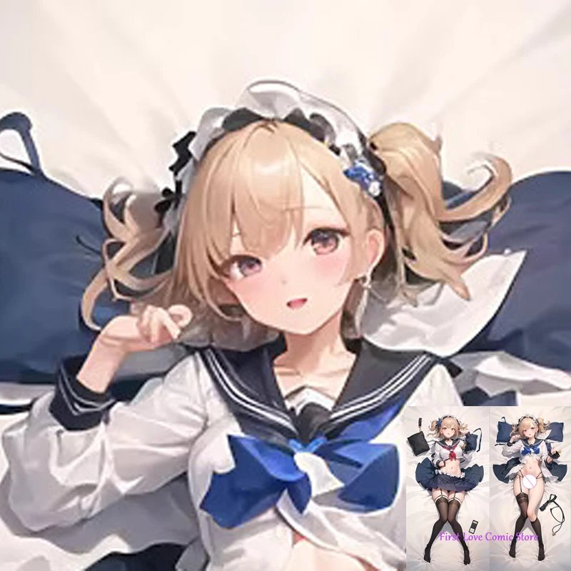 

Anime Uniform Undressing Dakimakura Pillow Case Otaku Waifu Bedding Hugging Body Throw 2-sided Print Pillow Cover