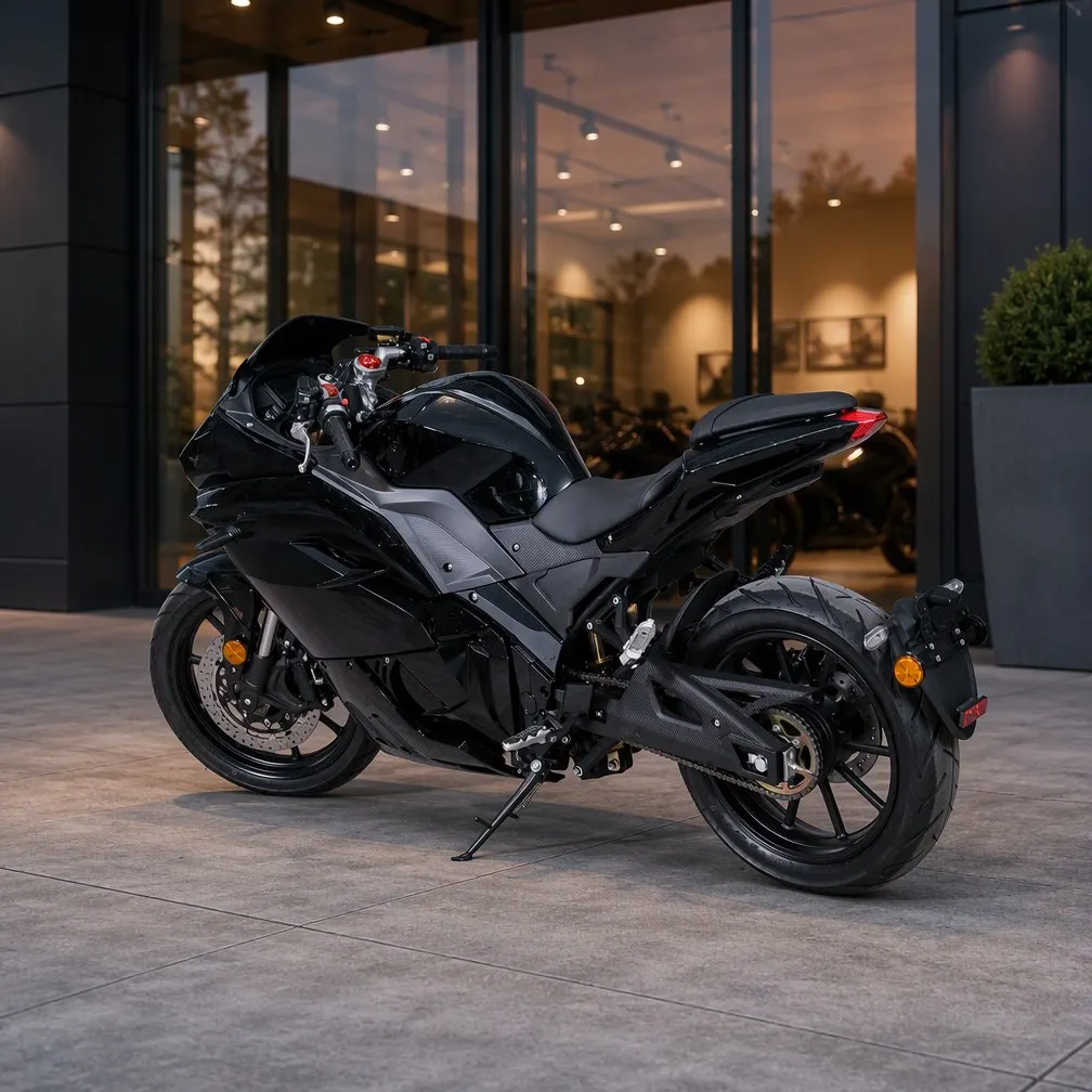 Cybern Electric Superbike Style Motorcycle 72V Mid Drive ABS Dual Front Disc 2-Seat Racing E-Moto New 65-140km/h 2000W-12000W