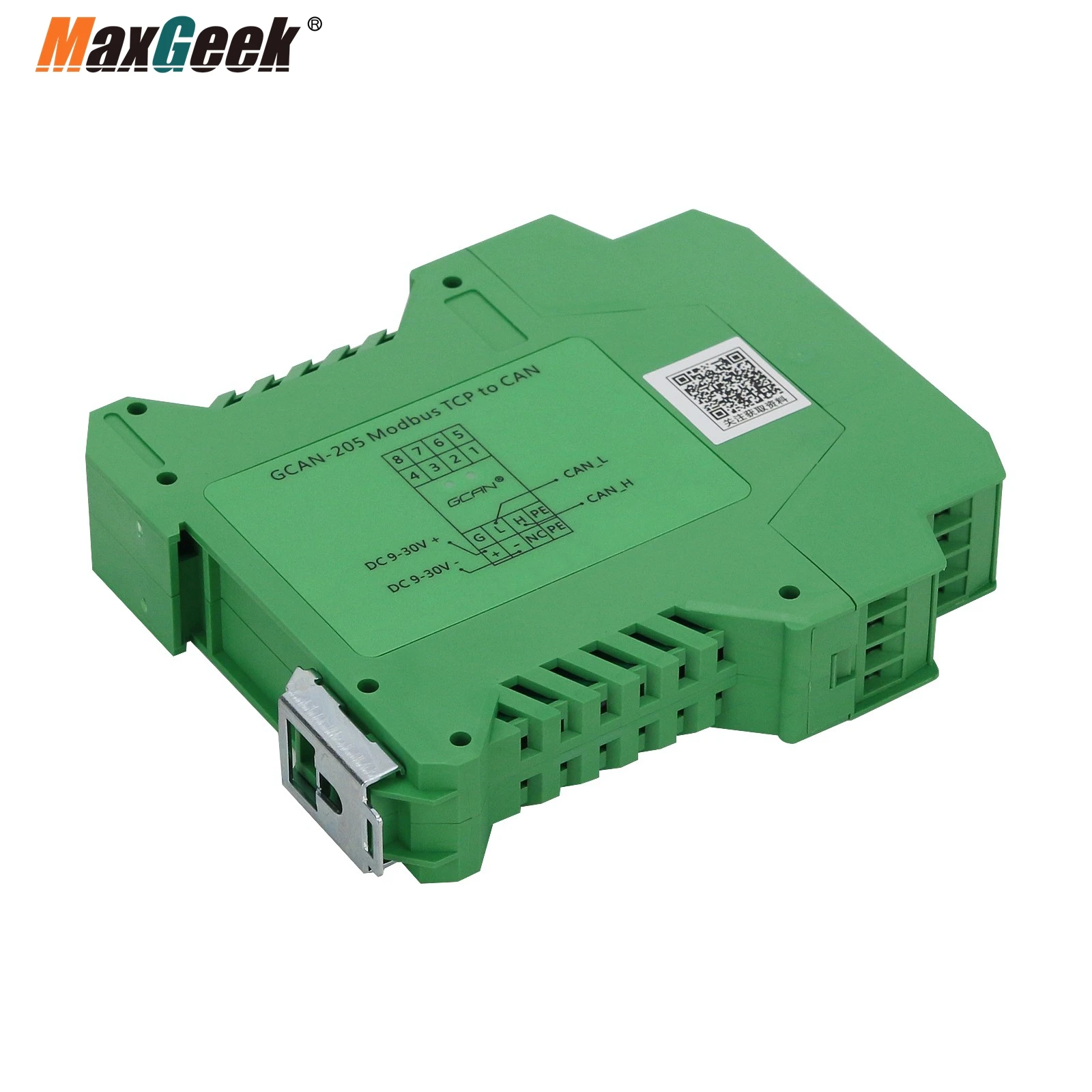 Imagem -04 - Maxgeek Gcan204 Modbus Rtu para Pode Ônibus Conversor Canopen Bus Gateway para Serial e Can-bus Conexão