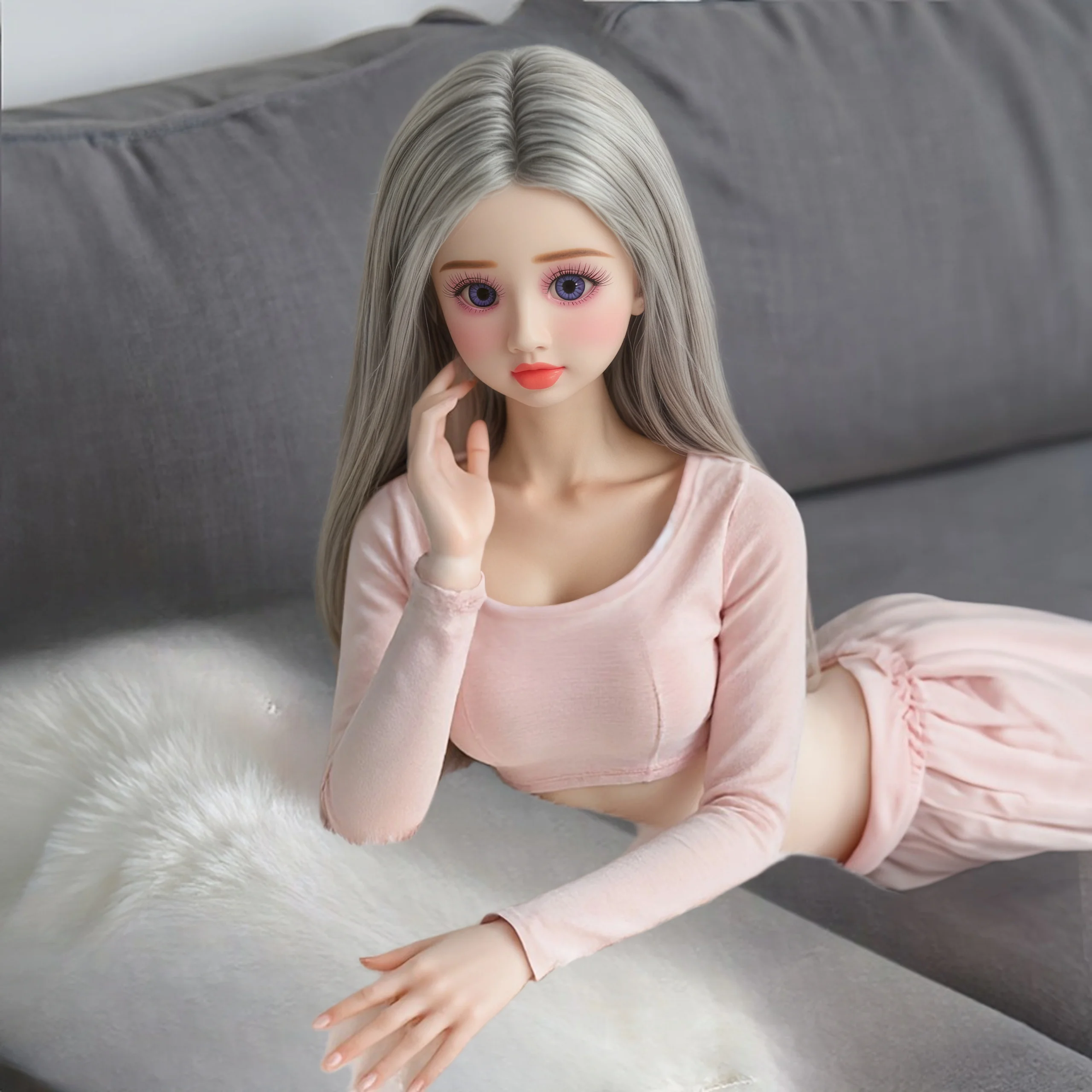 Muñeca realista de TPE de 100cm y 70cm, muñeca de amor de cuerpo completo sin costuras, esqueleto de aleación Flexible móvil, textura de piel realista