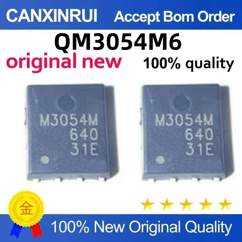 (5-100 pieces)Brand new original QM3054M6 M3054M SMD MOSFET QFN8 large