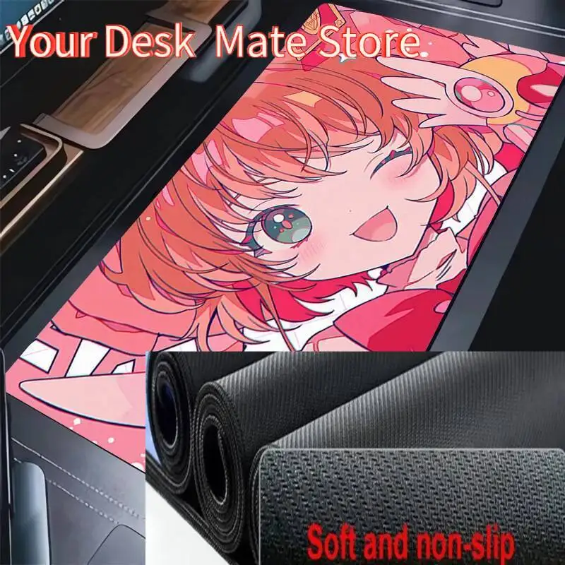 

Коврик для мыши, игровые аксессуары для ноутбука, коврик для клавиатуры, аниме C-card C-captor Sakura, коврик для мыши, ПК Li Syaoran HD с принтом, настольный коврик для мыши