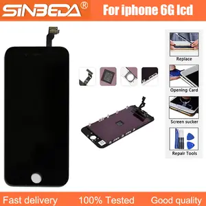 Bilashmart LCD Screen iPhone 6 A1549 A1586 A1589 LCD Display With 3D Touch Screen Digitizer iPhone 6 Black Or White LCD Replacement