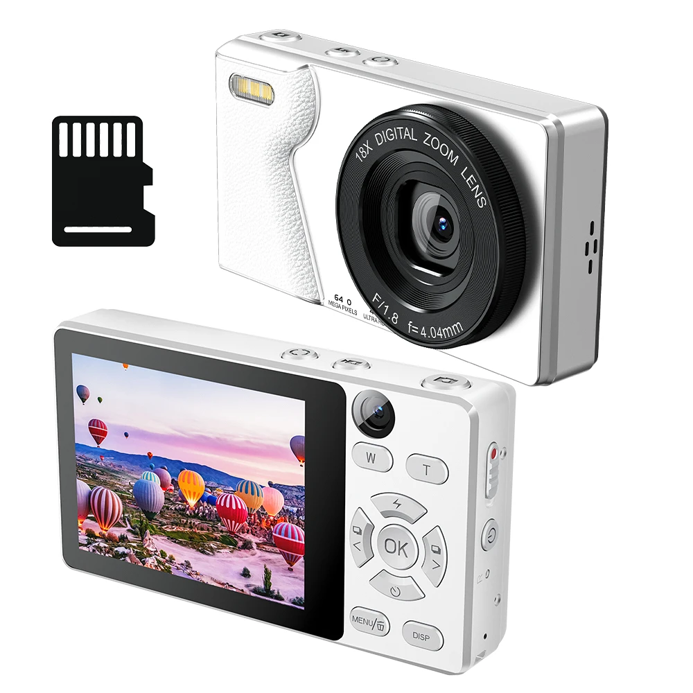 

Vandlion A61 4K Digital Camera 64MP Take Photos Auto Focus Multiple Filters Support for Self-timer 2.8 inch LCD Color Screen
