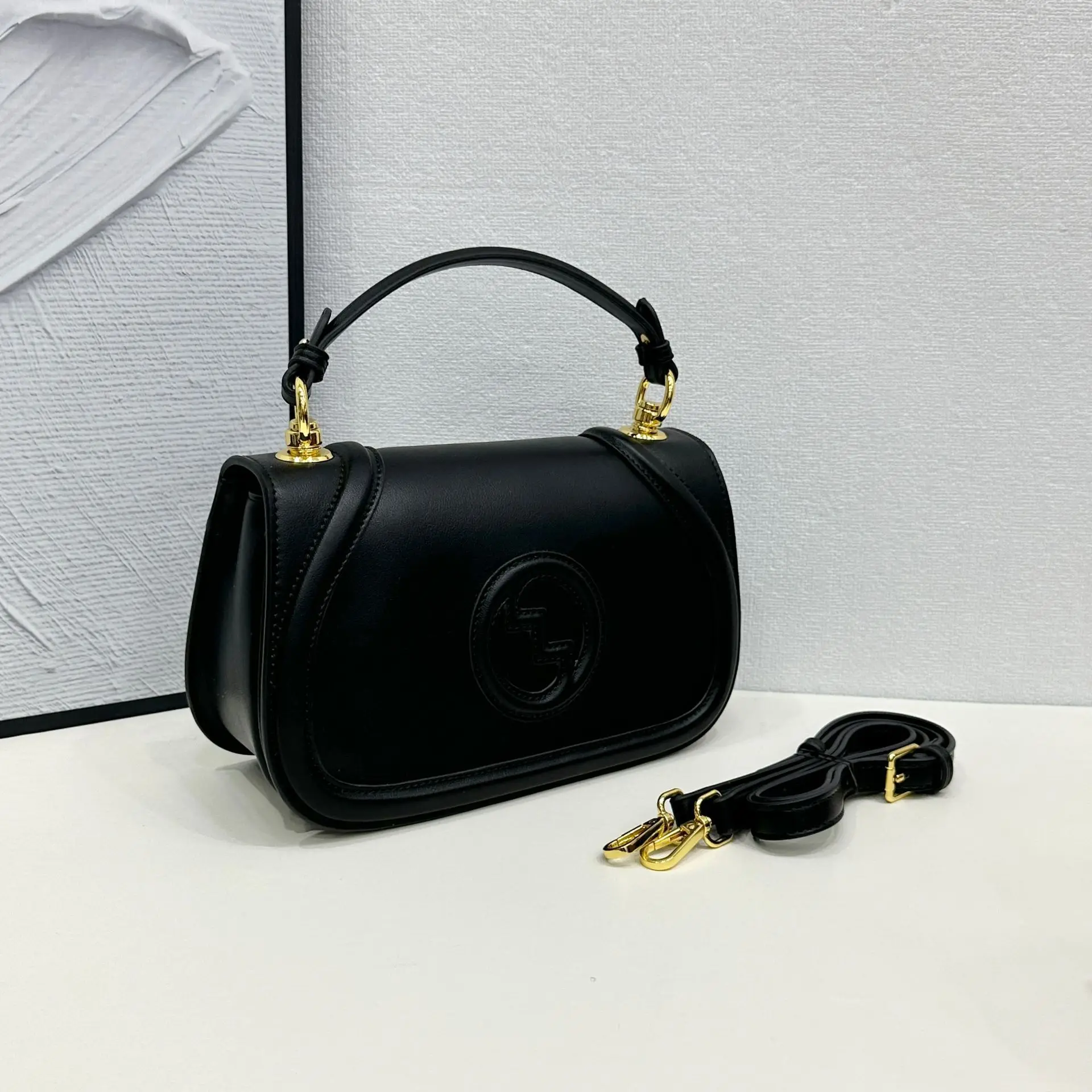 Boston Bucket cameratas van echt leer voor dames - Stijlvolle schouderhandtas, veelzijdige alledaagse portemonnee voor dames