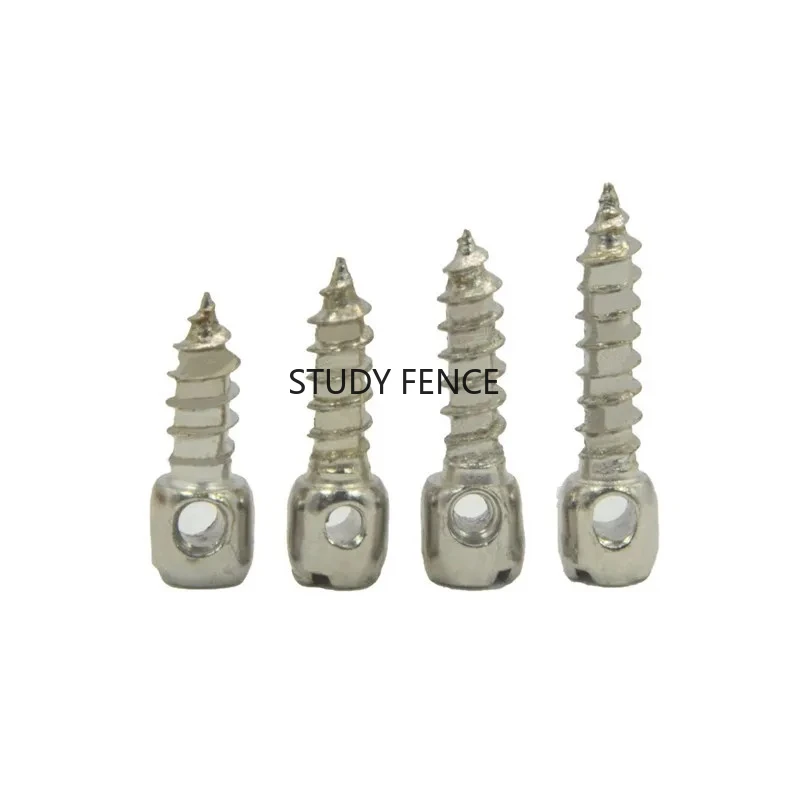 50pcs M4 Stainless Steel Meter Box Screw Self-tapping Screws with Holes Hardware Accessories Pointed Drill Bolt 10-35mm Length