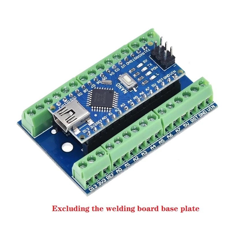 Placa de desenvolvimento nano v3.0 328p atmega328p mcu versão melhorada placa de programação c