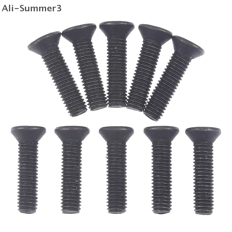 10Pcs/set Fixing Screw M5*20 M6*22 Left Hand Thread for 1/''UNF 3/8''UNF Drill Chuck Shank Adapter Screw