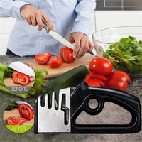 4-Stage Knife Sharpener Special Knife Sharpener For Kitchen Knives Three-Purpose Whetstone For Stainless Steel Kitchen Tools Bar