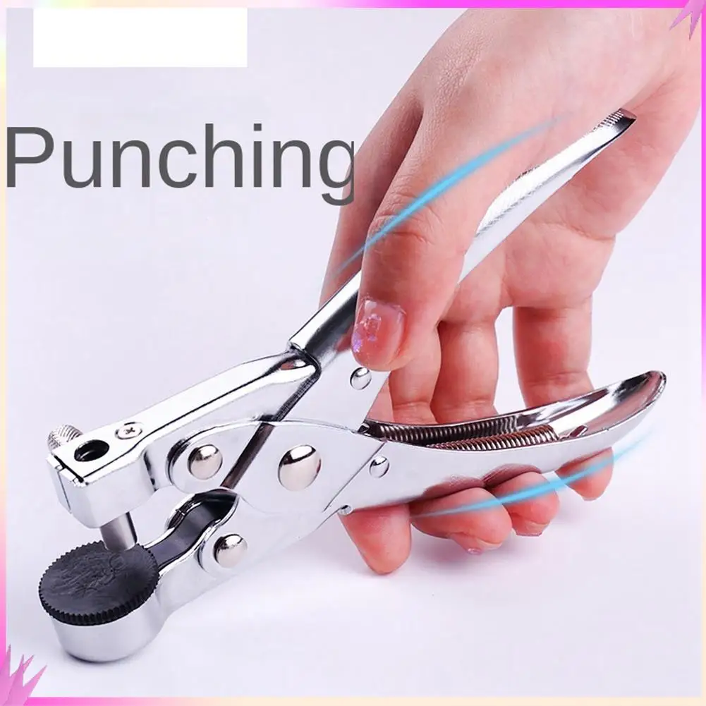 B50C 7Mm Tenuto in Mano Foro Rotondo Perforatrice Cerchio Perforatrice Per Sacchetto di Plastica Sofe Polybag OPP PE Borsa Panno Sottile, Pellicola di Plastica