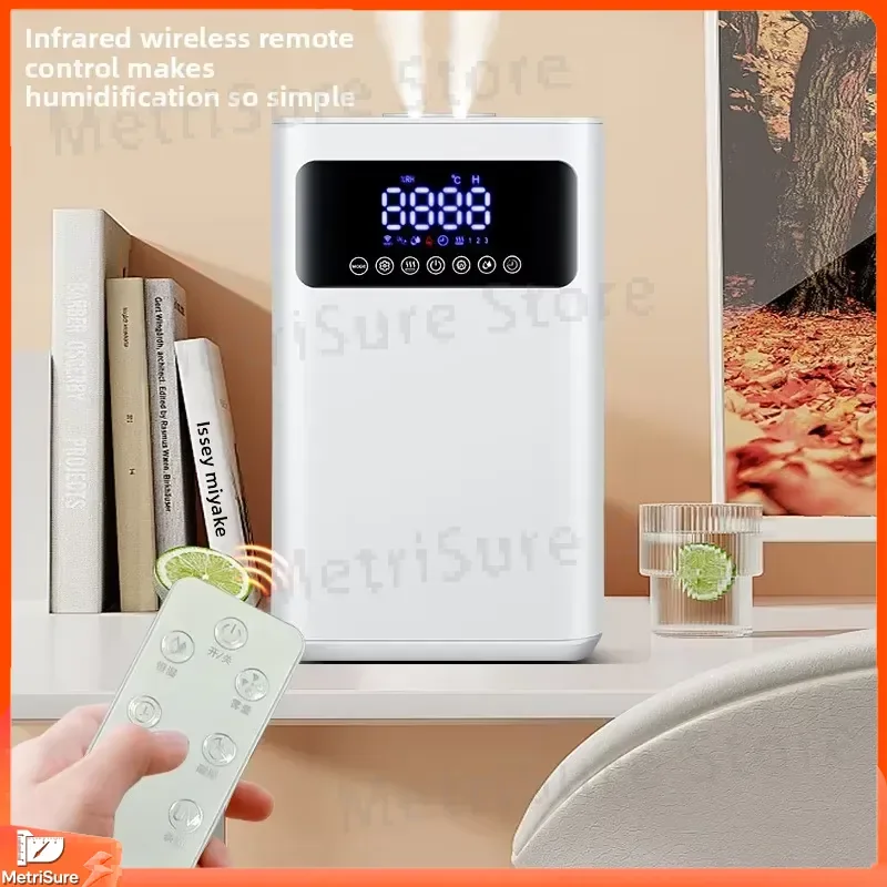 6L Large Capacity Ultrasonic Humidifier with Timer Auto Shut Off Quiet Operation for Bedroom Office Home Air Purification