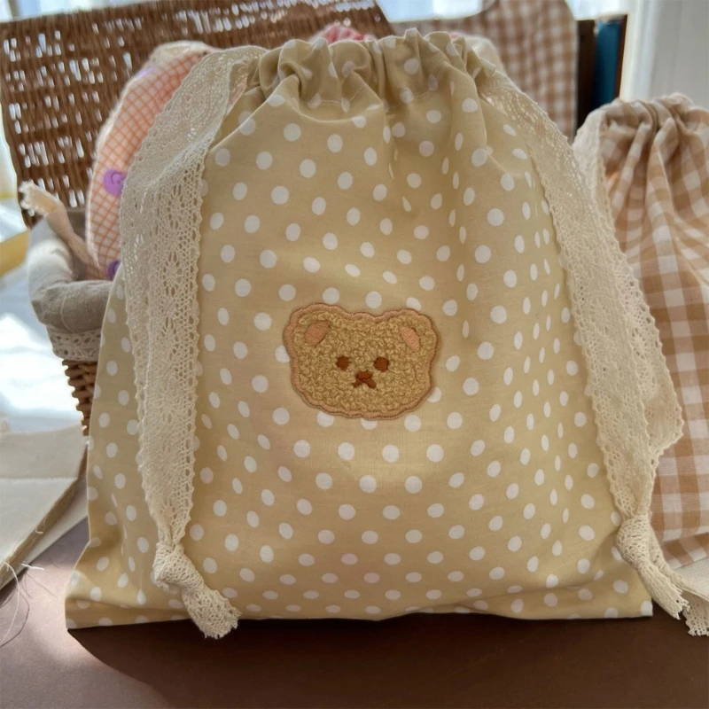 Cartoon Bear Diaper Bag Mini Dry Wet Bag for Diaper Nappy Organize Nappy Bag Baby Diaper Stroller Mommy Bag