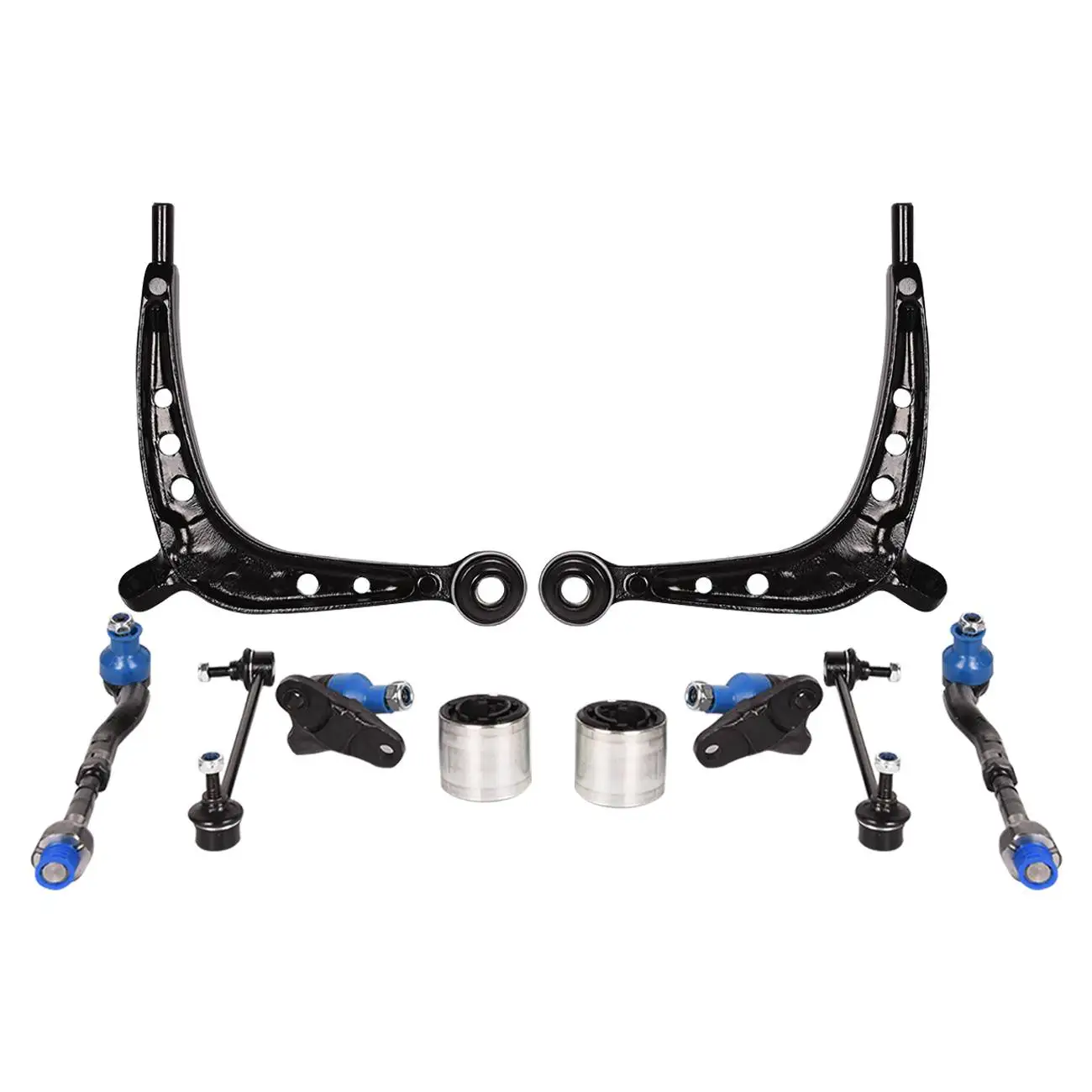 

10 шт. новый комплект рычага управления передней подвеской для BMW E46 325xi 330xi 2.5L 3.0L