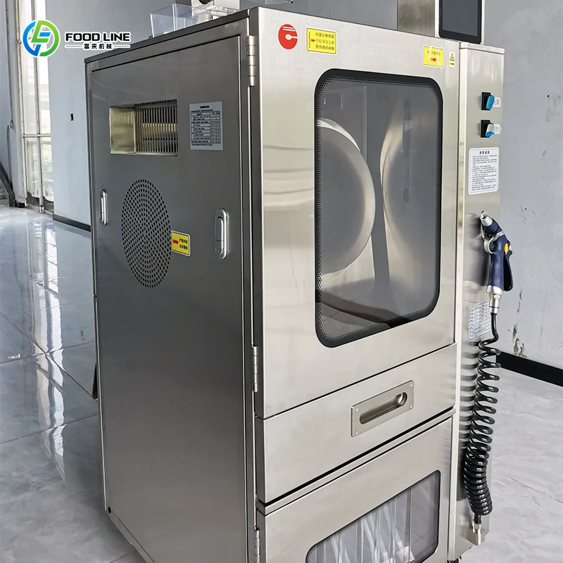 Overheat Protection Cooking Robot with Self Cleaning Timed Cooking Stir Fry Robot Cooking Machine