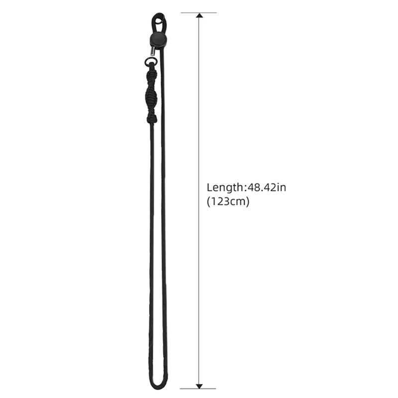 ABDE-Camera Lanyard Neck Strap Adjustable With 1/4In Screw Anti-Lost Security Rope For Pocket 3 X3 X4 Gopro A