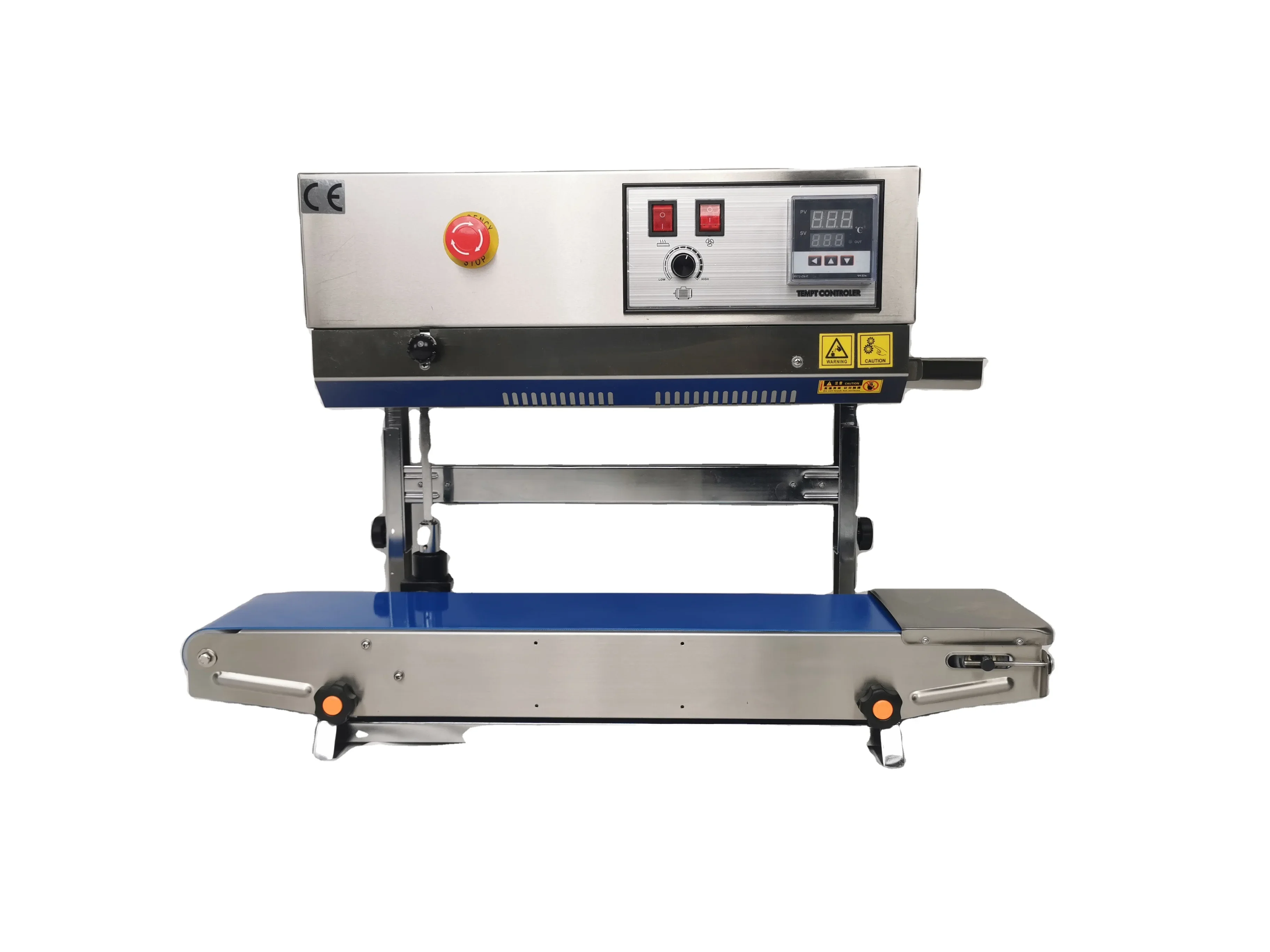 SF150 Continuous band sealer Vertical double use plastic Film bag Sealing Machine