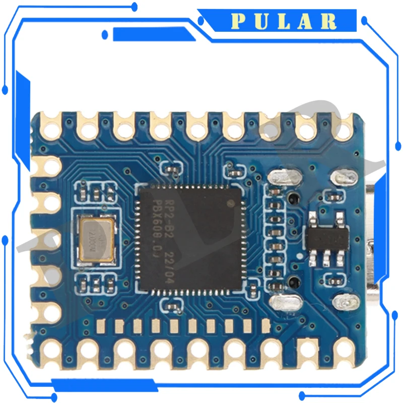 1pcs RP2040-Zero RP2040 for Raspberry Pi Microcontroller PICO Development Board Module Dual-core Cortex M0+ Processor 2MB Flash