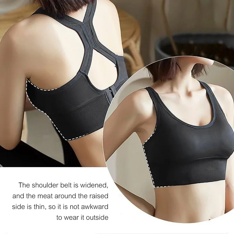 Sexy Sports Bras Racerback Yoga Bra Tank Top Women Fitness Gym Shockproof Seamless Running Workout Fast Dry Underwear Vest