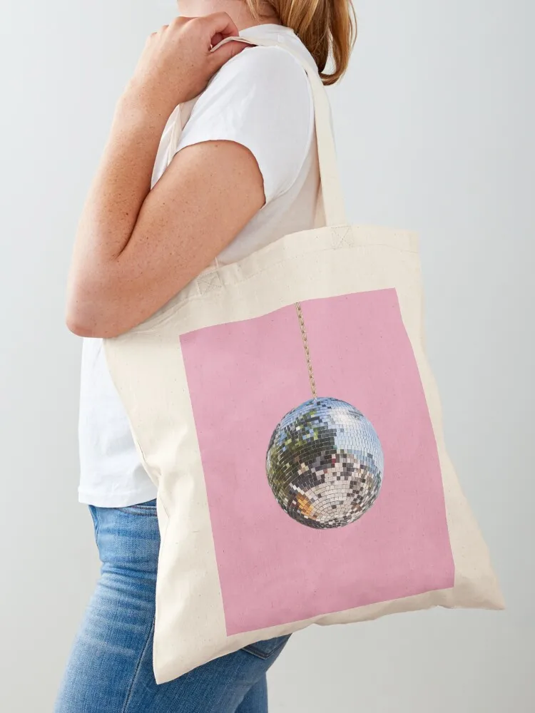 

Pink Disco Tote Bag tote bags men Lady bags bags for women shopper bag woman