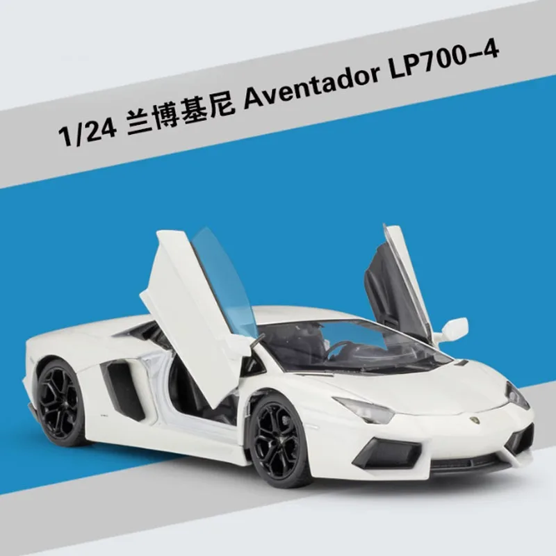 

WELLY масштаб 1:24 Aventador LP700 имитация игрушечного автомобиля из сплава, модель статического украшения, классический коллекционный подарок