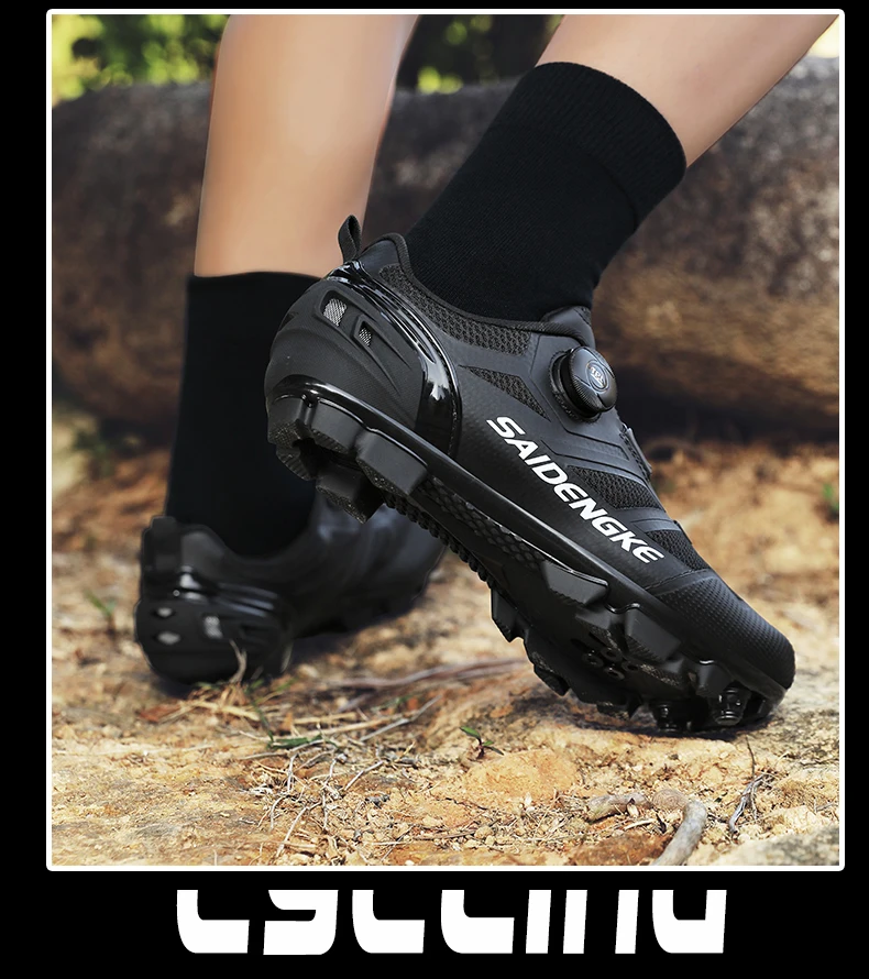 2026 Neue Professionelle Radsportschuhe für Herren und Damen, Mountainbike-Schuhe mit SPD-Klammern, MTB-Fahrradschuhe, Speed-Sneaker für Geländefahrten – Detail 31
