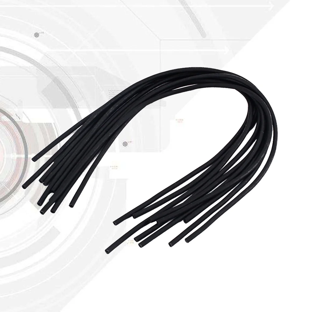 

10pcs Yangqin Tube For Chinese Dulcimer Bamboo Hammers Professional Grade Elastic Anti-Aging Rubber Accessories Black