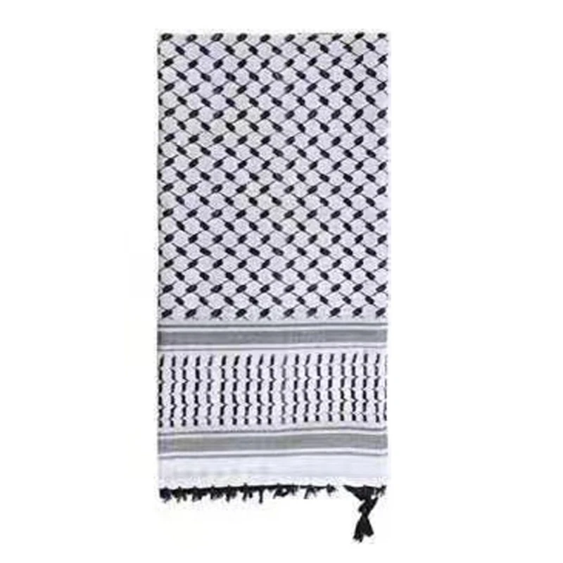 Mạc Shemagh Khăn Hấp Thụ Cao Ả Rập Khăn Trùm Đầu Unisex Keffiyeh Dây Đa Năng Headwrap Ả Rập Khăn Che Đầu