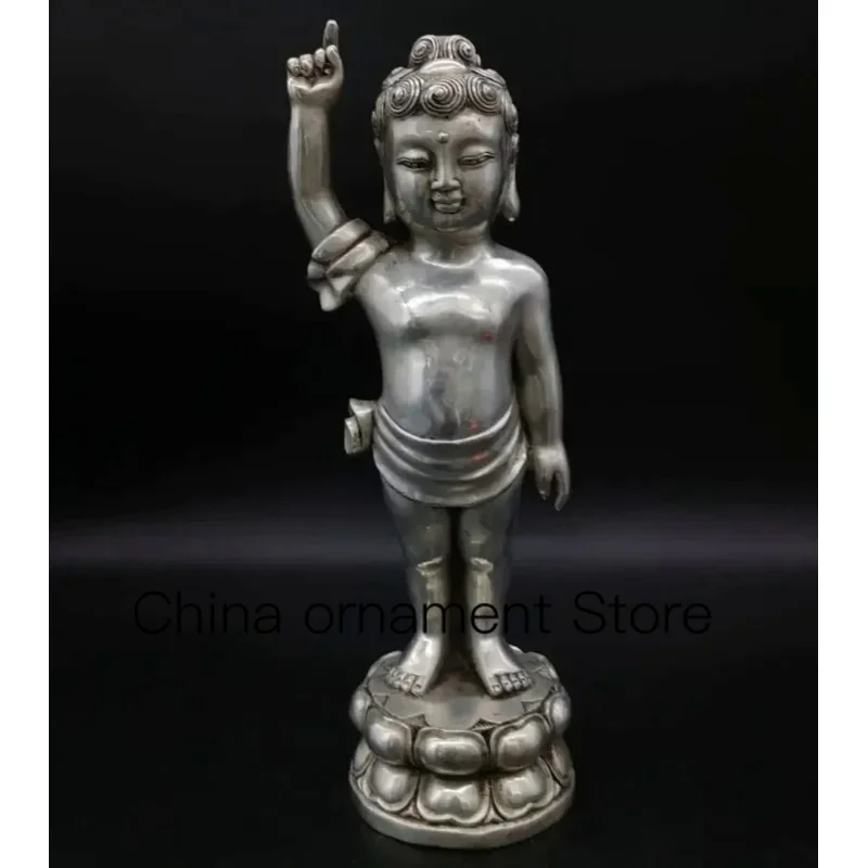 

Китайская статуя Будды из белой меди